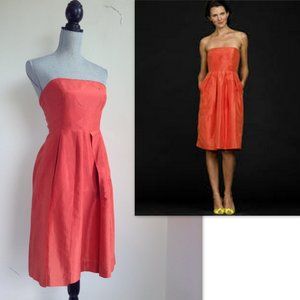 J.CREW Silk Taffeta Strapless Lorelei Dress 2